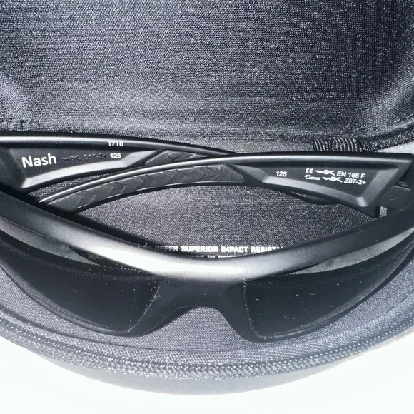WX Wiley X Black Men's Sunglasses new with case NASH Z87–2+125 - Picture 1 of 8